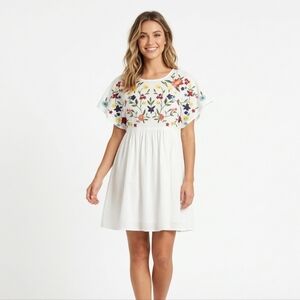 Lovely White Cotton Dress